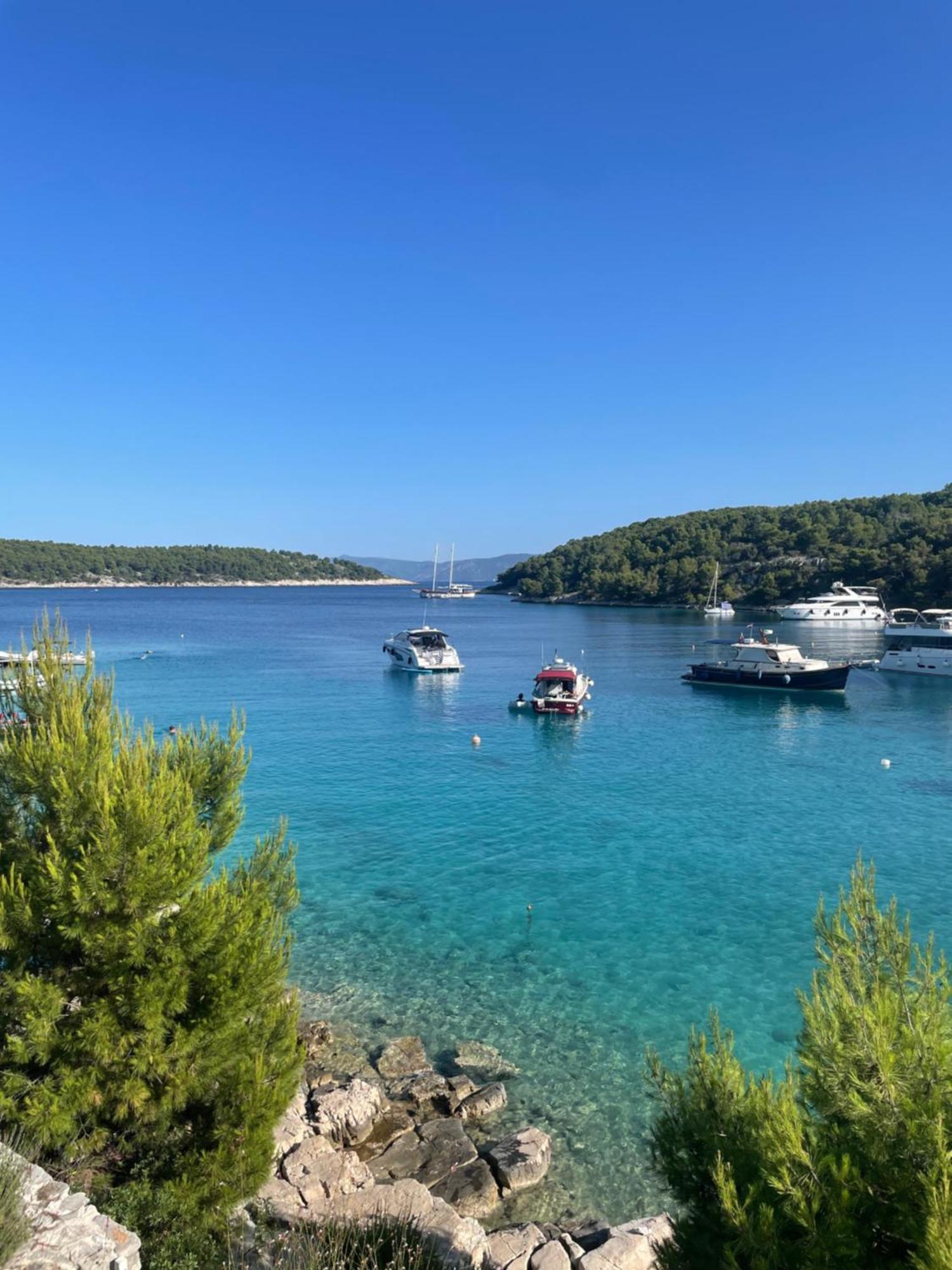Luxury Villa Kate - In Lucice Bay With Turquoise Sea, Amazing Seaviews, And Heated Pool Milna  Exterior photo